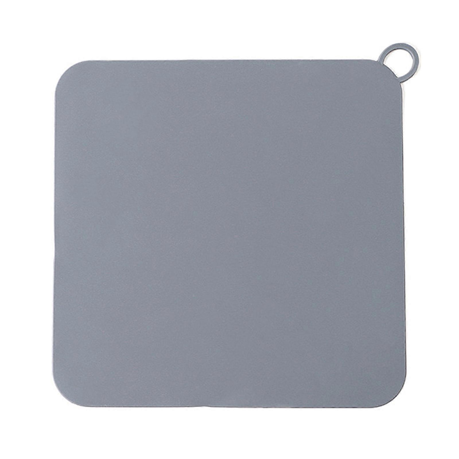 Silikon Quadratische Abflussabdeckung Waschbeckenstopfen Badezimmer Bodenduschabdeckung/Weiß, Grau 100% NEU