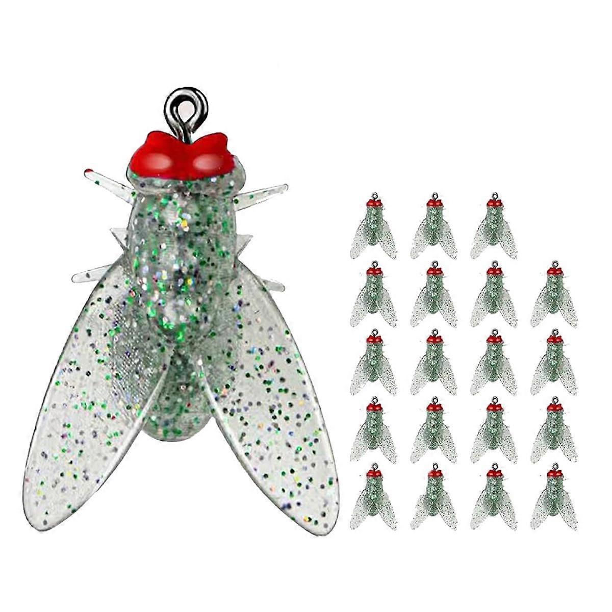 Green Bionic Fliegenfischer Köder, Köder Bionic Fliegenfischer Köder mit Insektenköder