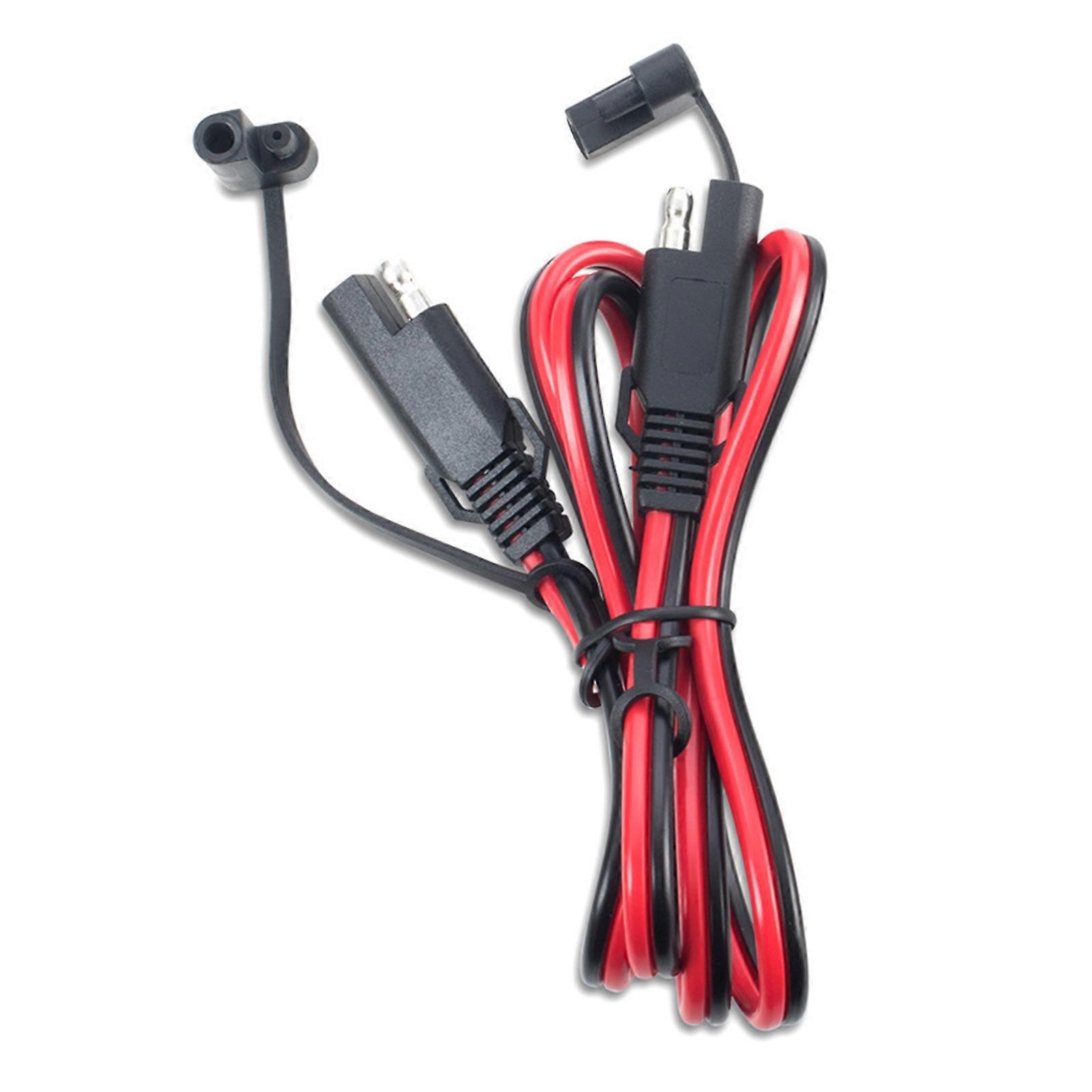 Extension Cable SAE to SAE Power Quick Disconnect/Connect Harness with Dust Cap