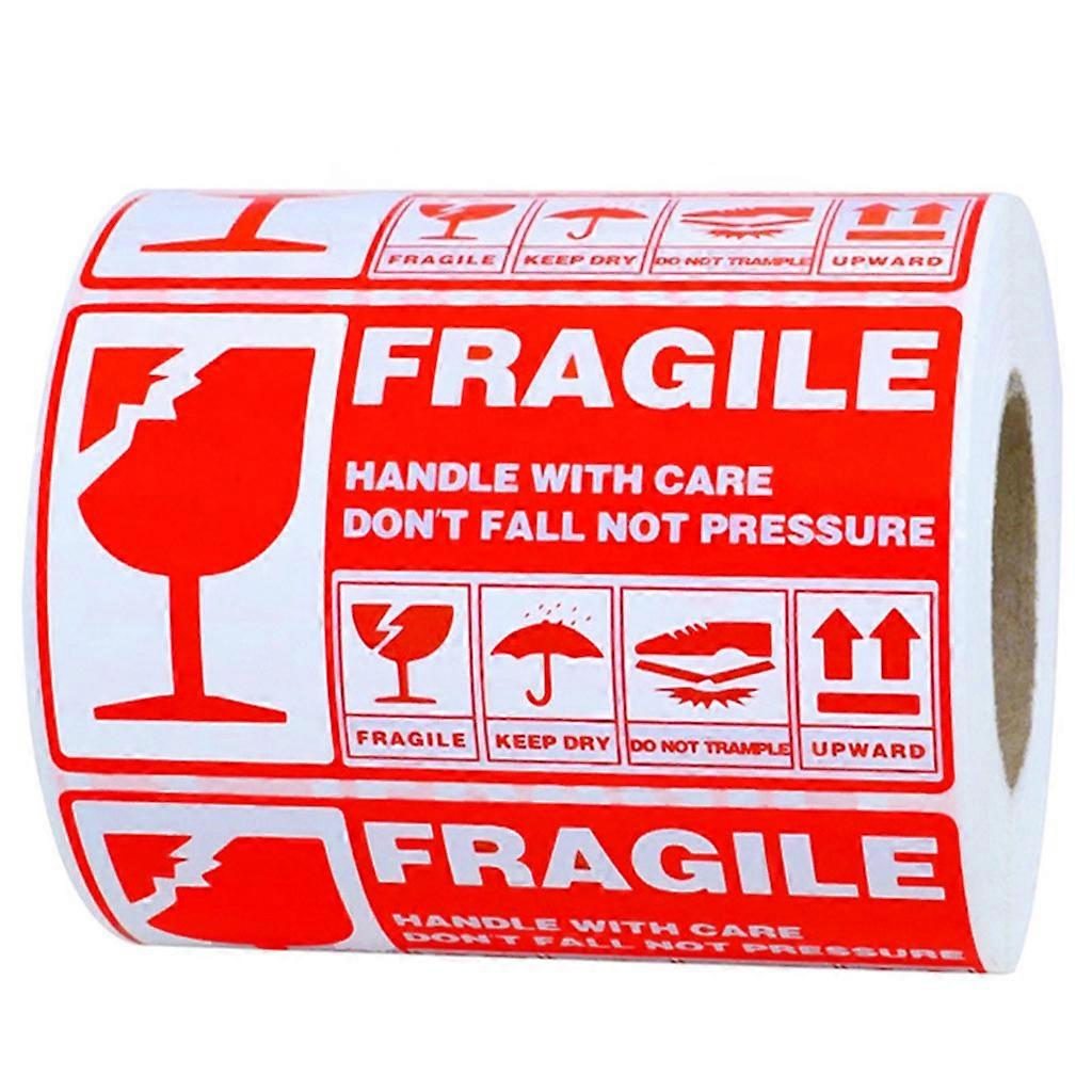 300pcs Fragile Stickers Handle with Care Shipping for Express Warning Labels Sti