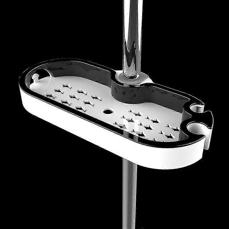 Bathroom Storage Rack Riser Rail, Sponge Rack Sink Storage Rack, With Diameter 22mm Tubes