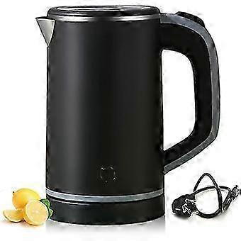Kettle StainlSteel, Mini Travel Kettle For 0.8 Liter, 600 Watt Electric Kettle, Wall Design, Overheat Protection, Quick Boil Function, Quie