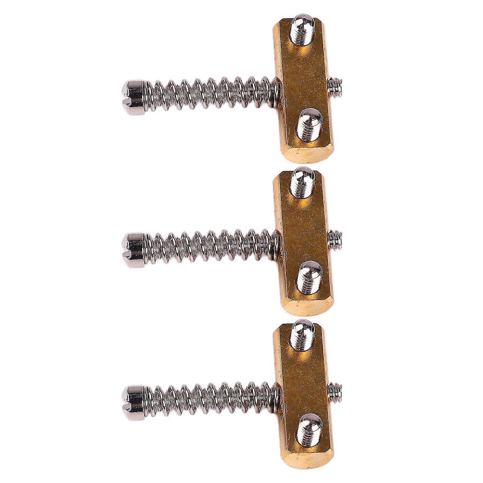 3 stk salfjærskruer String Bridge Code Replacement Elektrisk gitar tilbehør Slot Type