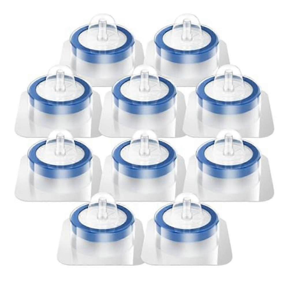 10 Pack Sterile Syringe Filter Pes, 33mm Membrane Diameter, 0.22um Pore Size, Hydrophilic Filtration Lab Filters
