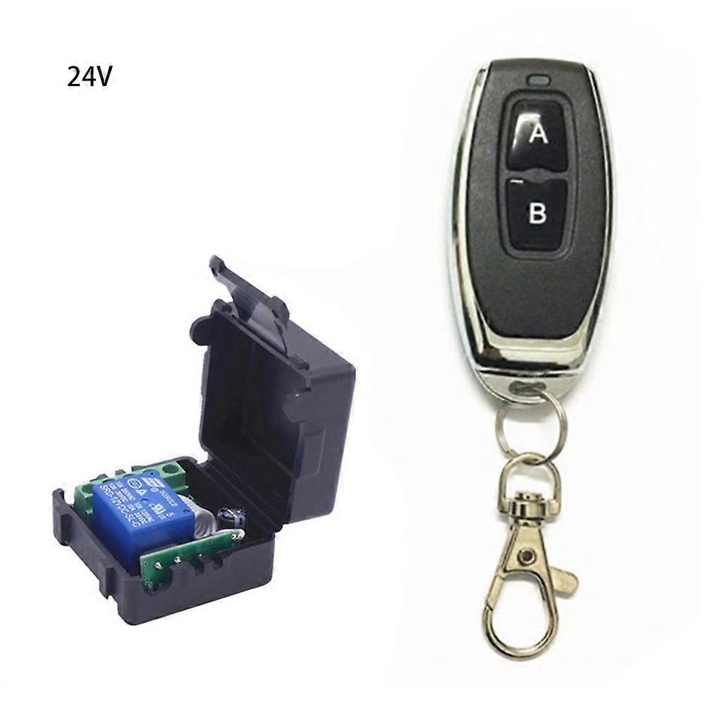 433Mhz Universal Wireless Remote Control Switch DC 24V 1CH Relay Receiver