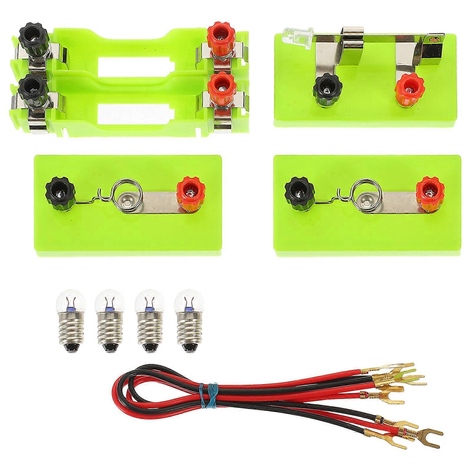 1 Set Physics Experiment AA Battery Box Electrical Laboratory Accessories Experiment Kits