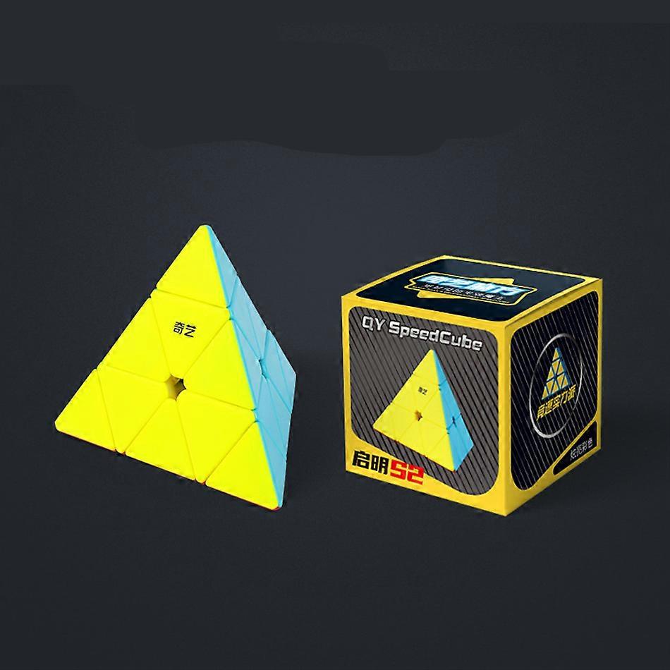 QIYI Qiming S2 Pyramid 3x3x3 Magic Cube Professional Cubo Magico Puzzle Toy For Children Kids Gift Toy Children's Puzzle Gift