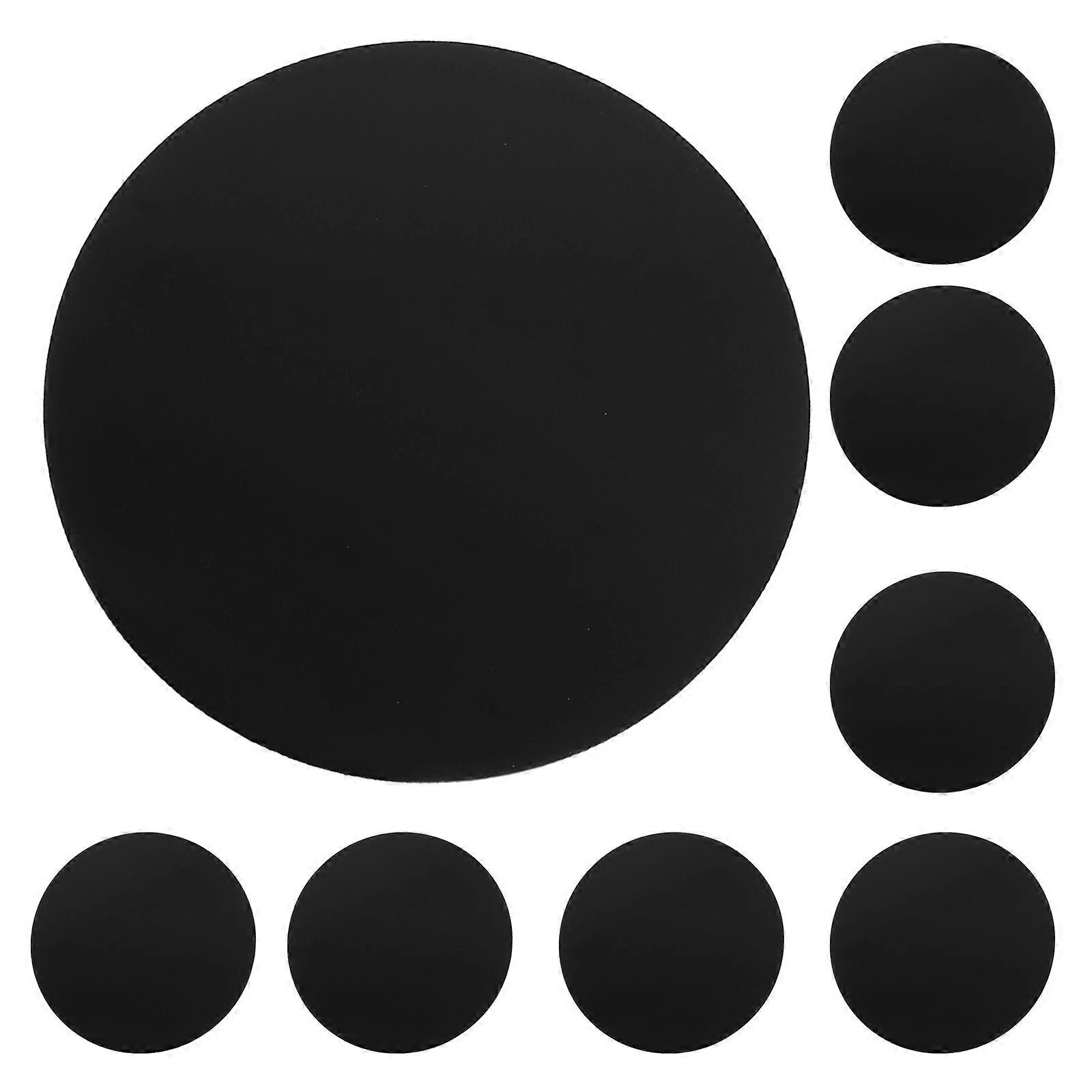 10pcs Acrylic Circular Miniature Base Mini Doll Plate Mini Doll Display Base