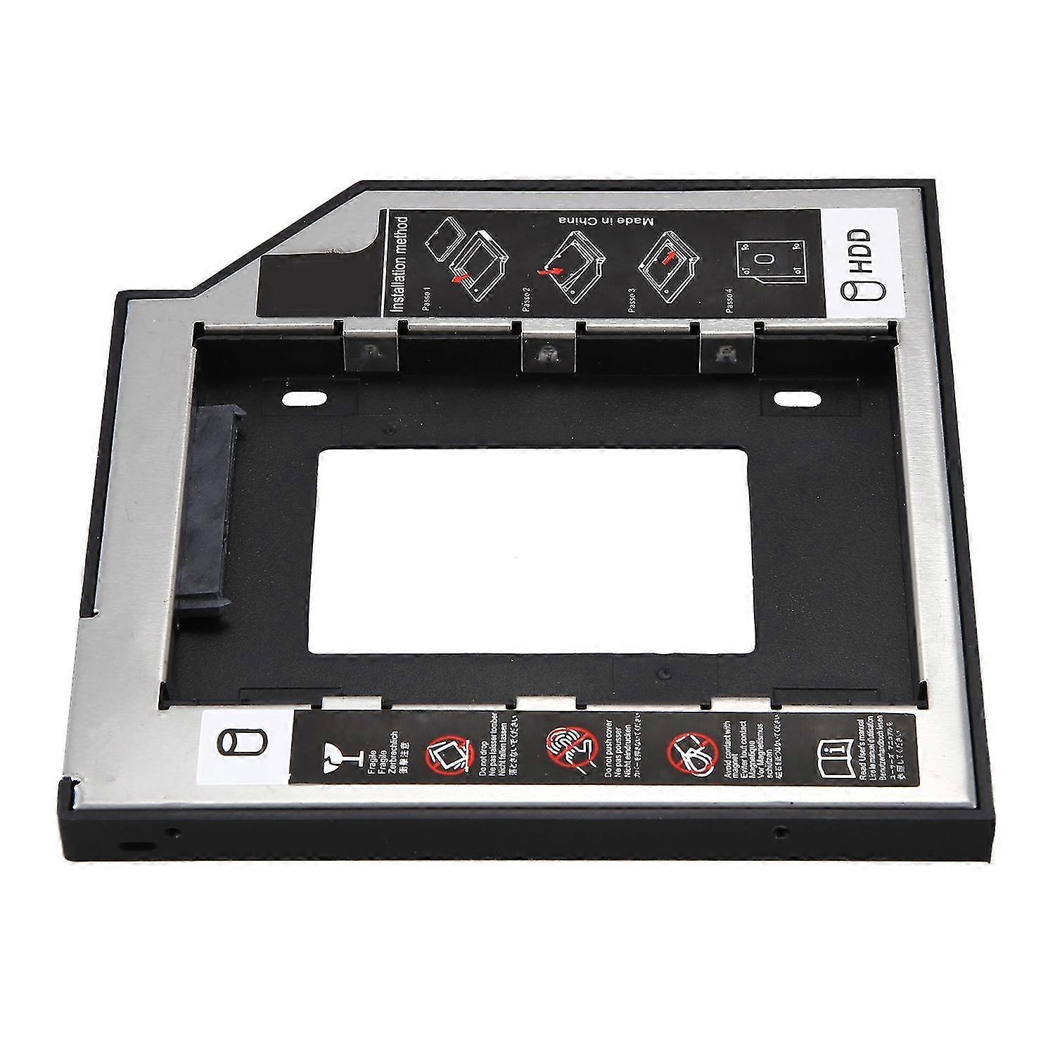 Universal Sata 2nd Hdd Ssd Hard Drive Caddy 9.5mm For Cd/dvd-rom Optical Bay For Hdd Sataii Sdd Har