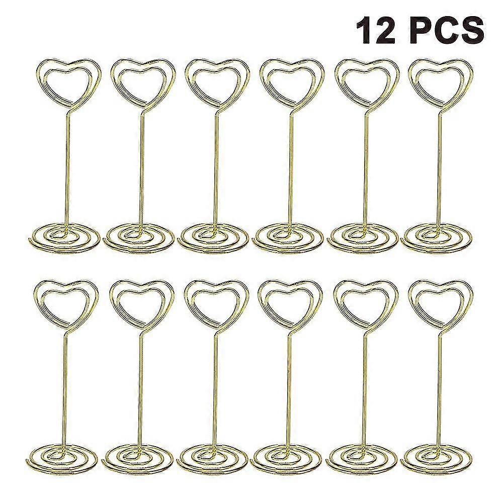 12pcs Tall Place Card Holder Table Number Holder Table Card Holder Table Number Stands