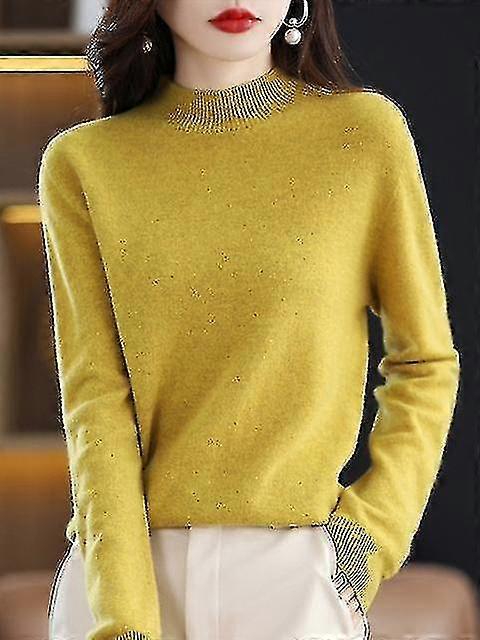 Wolle Kaschmirpullover Frauen Strickpullover Rollkragenpullover Langarmpullover Herbst Winter Kleidung Warme Pullover Tops