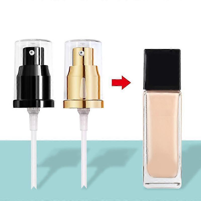 1pc Makeup Tools Foundation Pump Suitable For Liquid Foundation Black Or Gold Pump Replacement Tool