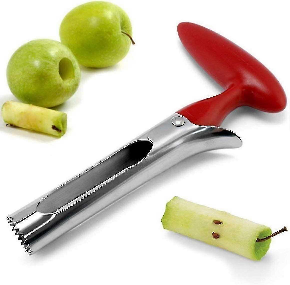 Apple Corer, rostfritt stål Kök Gadget Tool Frukt Er Core Remover Frukt Grönsaksverktyg