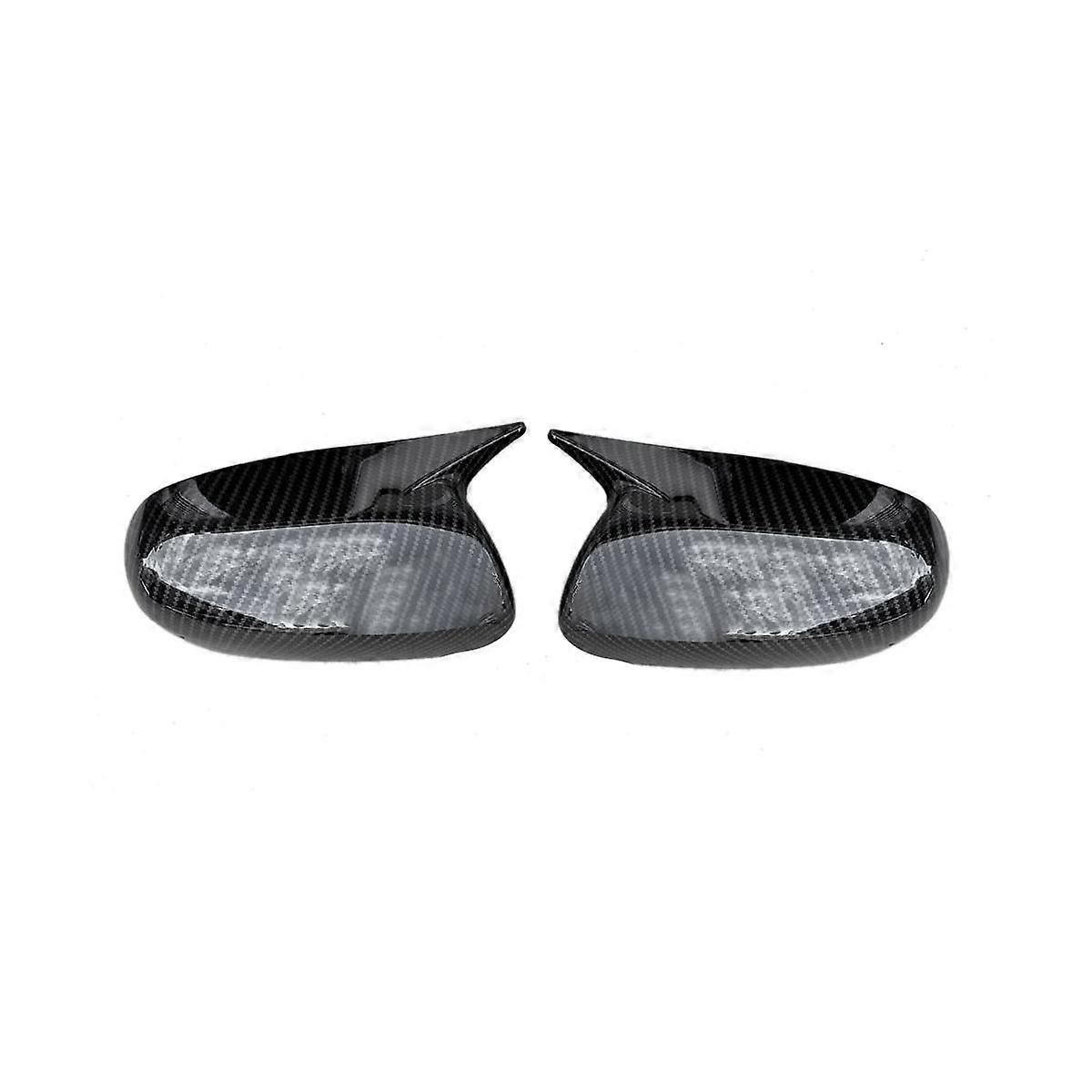 Car Side Door Rearview Mirror Shell Trim for Forte 2009-2017 Mirror Modified Horns Cover Caps Witho