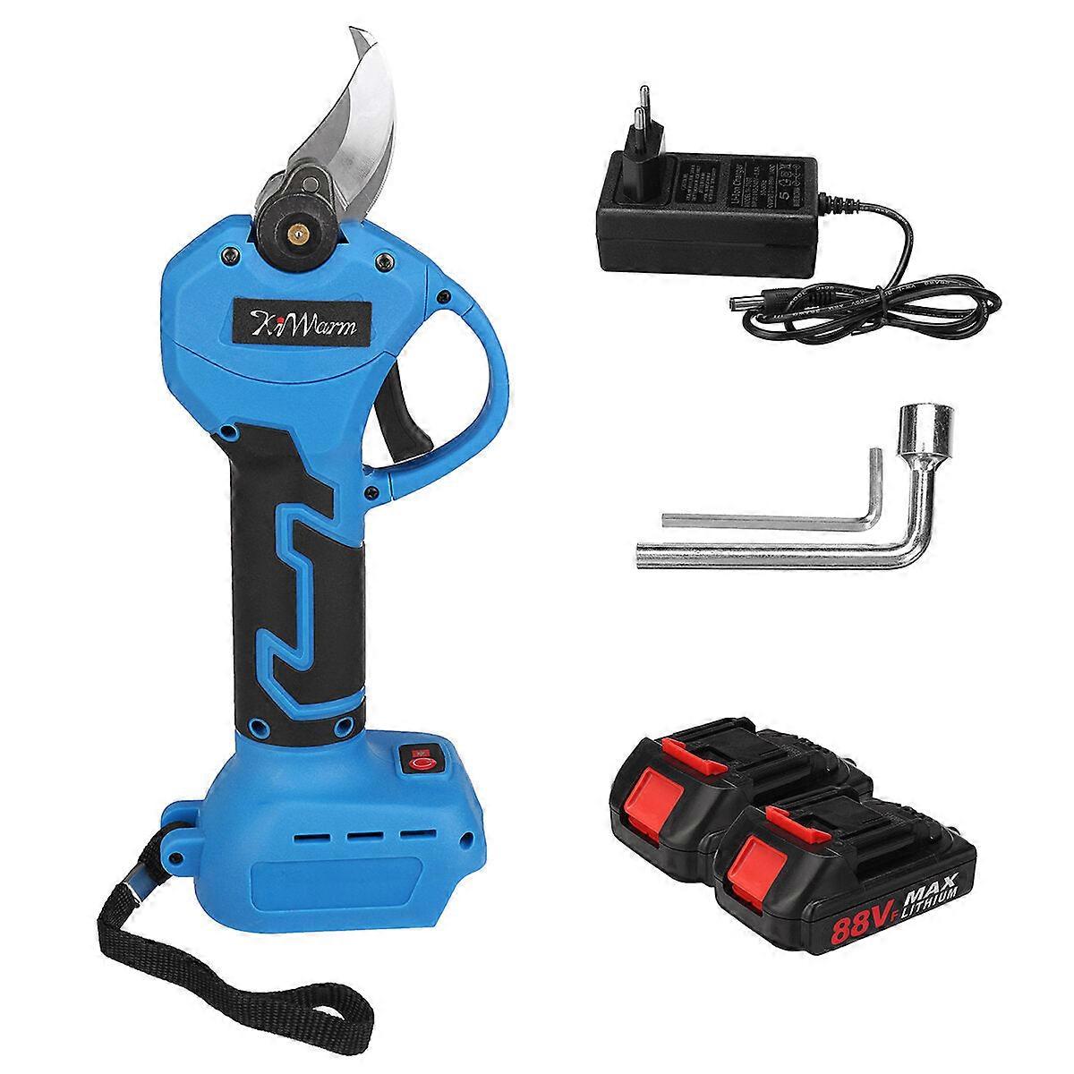 88Vf 30mm Cordless Electric Scissors Pruning Shears Tree Branch Pruner Garden Tools