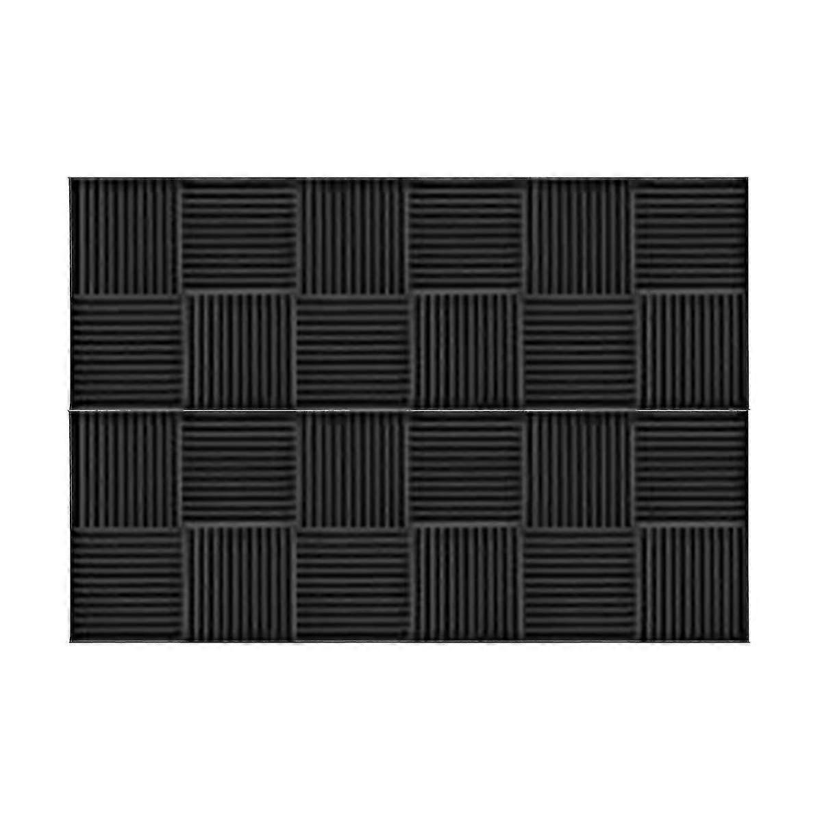 24pcs Sound Absorber Acoustic Foam Sound Insulation Wall Sound Insulation For Podcasts Reduce Noise
