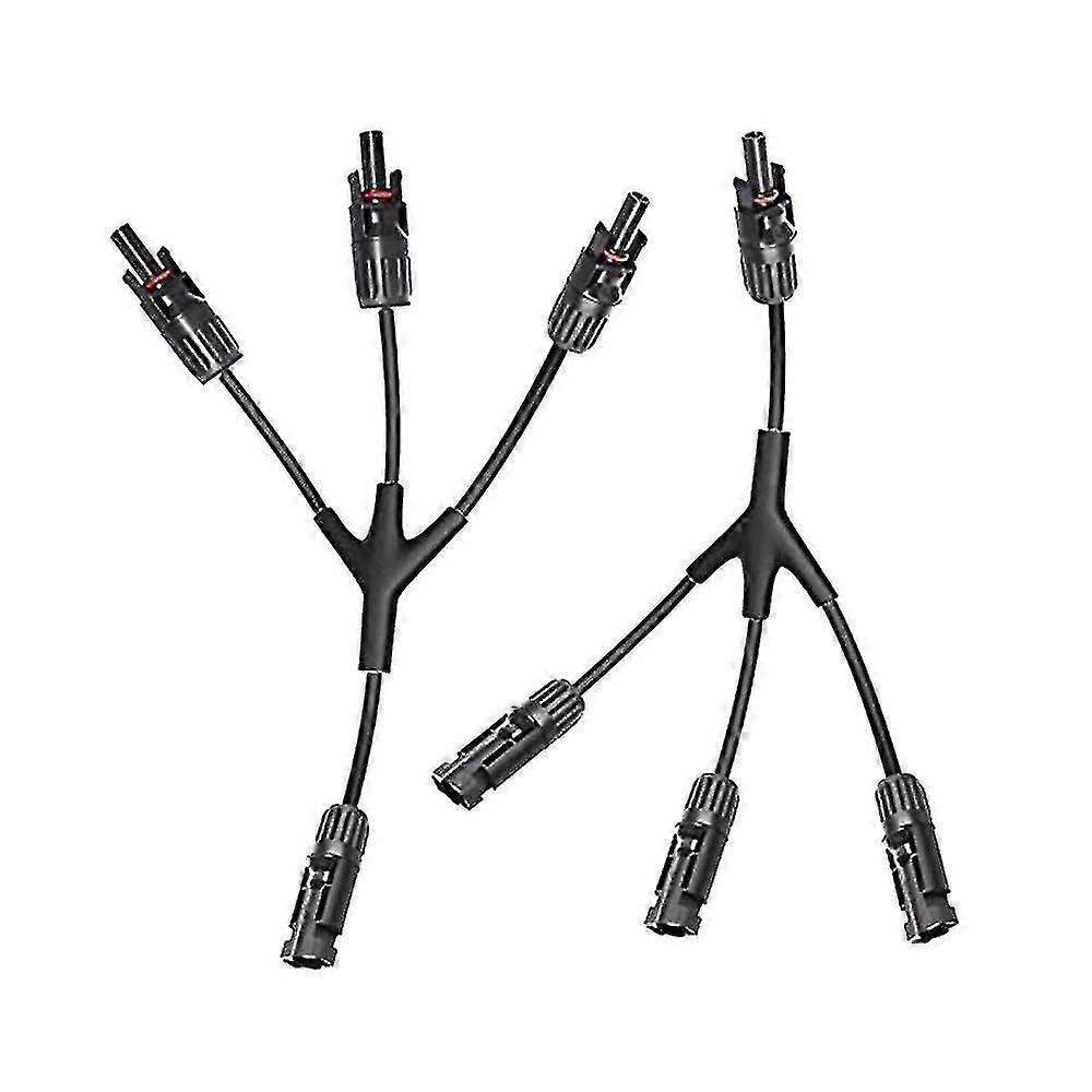 Y Branch Solar Connectors Solar Panel Parallel Adapter 1 Pair Splitter Solar Cable Wire Plug Tool K
