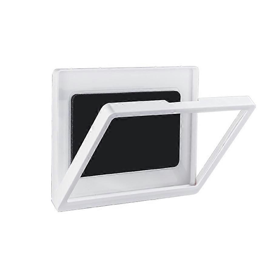 Support mural étanche blanc pour tablettes, non rotatif