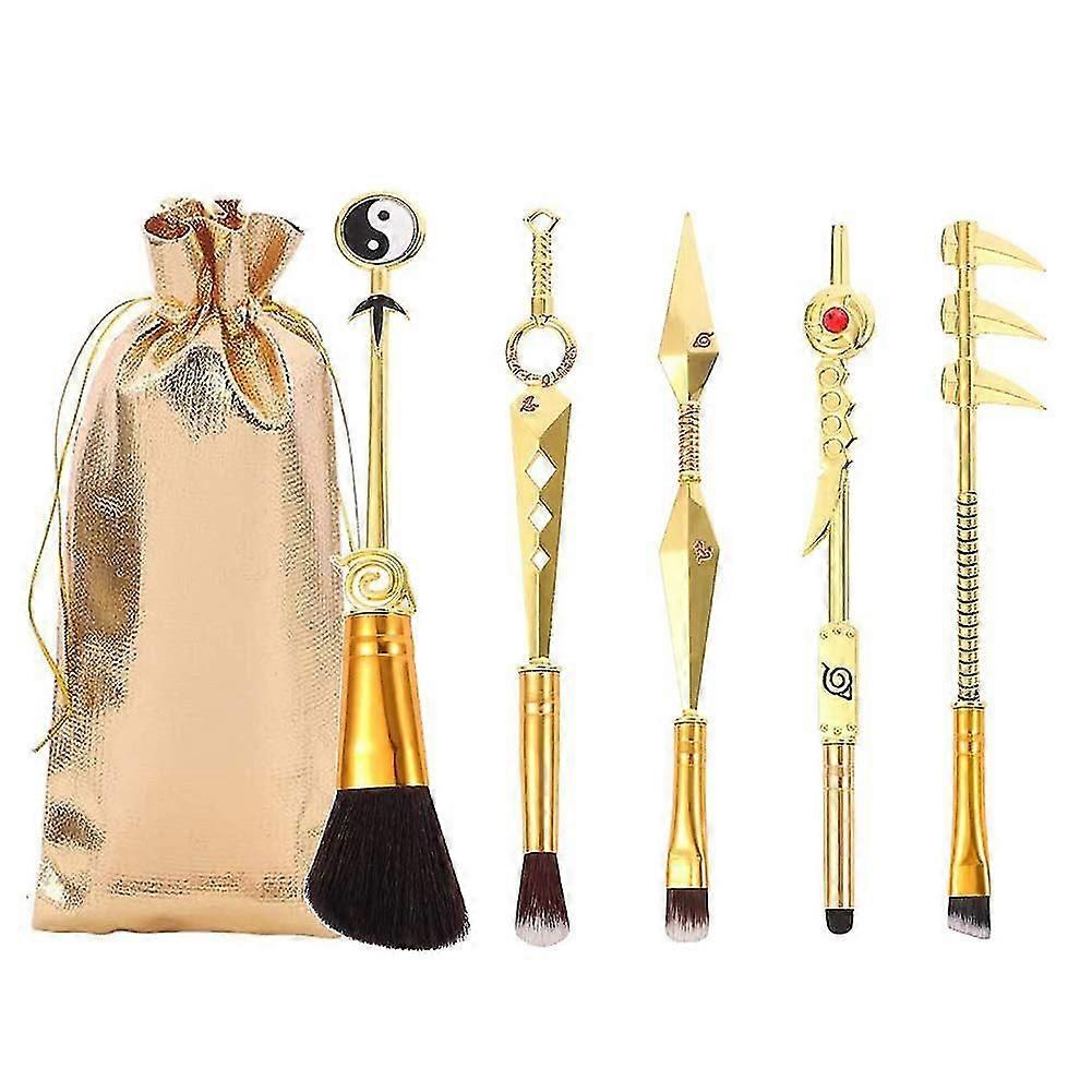 5pcs Makeup Brush Anime Peripheral Cosplay Gift Makeup Brush Set