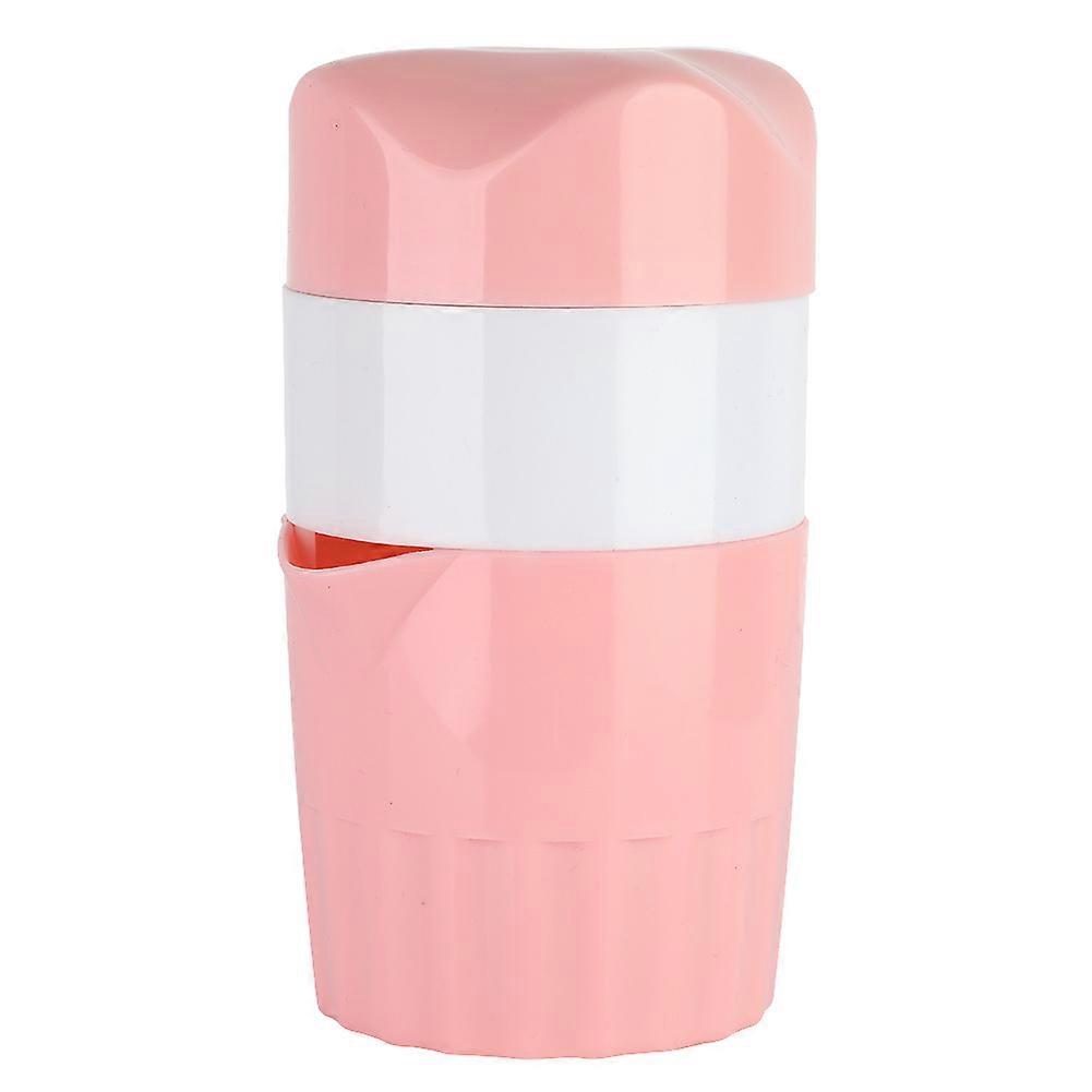 Manual Fruit Orange Squeezer Potable Juice Machine Extractor (Pink)