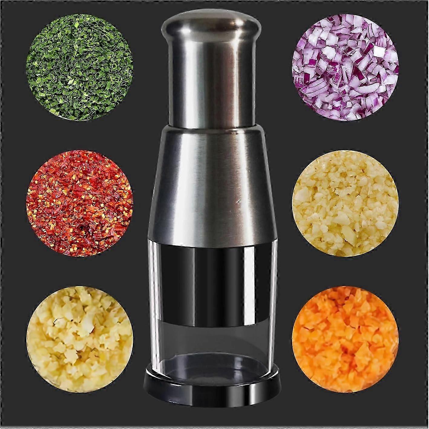 Manual Pressed Chopper,Gourmet Slice Deluxe Chopper,Multifunctional Garlic