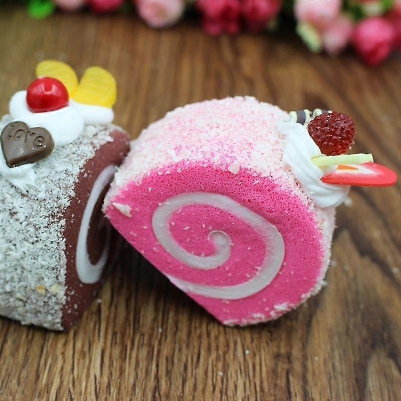 1pcs Mini Simulation Cream Cake Fridge Magnet for Kitchen