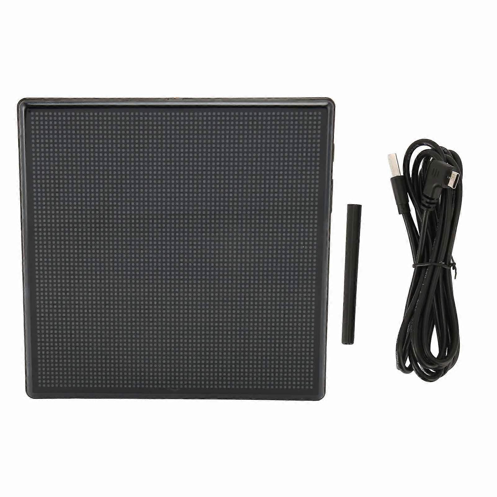 DIY 64x64 Pixel LED Frame with Clock Feature, Controlled via Mobile App