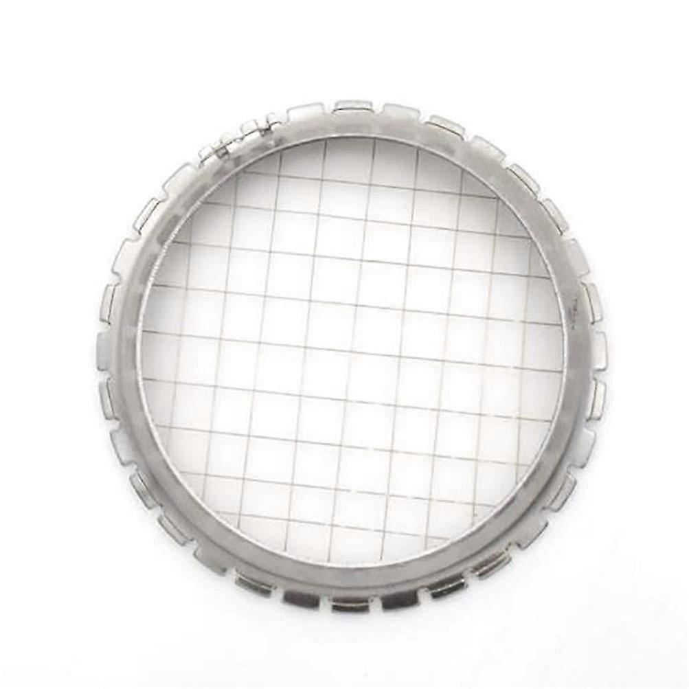 Round Stainless Steel Potato Mashing Plate with Fine-Grid Design for Easy Mashed Potatoes and Vegetable Preparation
