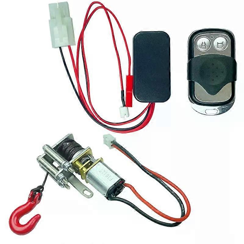 LD-P06 Metal Winch & Remote Control for LDRC LD-P06 LD P06 Unimog 1/12 Remote Control Truck Car Upgrade Parts Accessorie