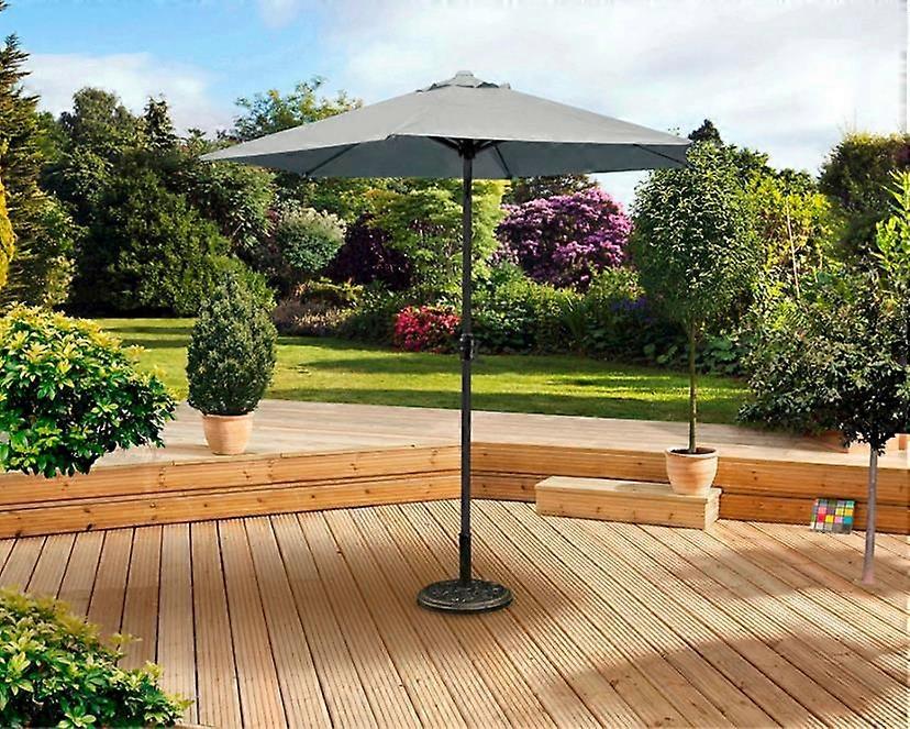 2.5M Crank & Tilt Parasol - Grey