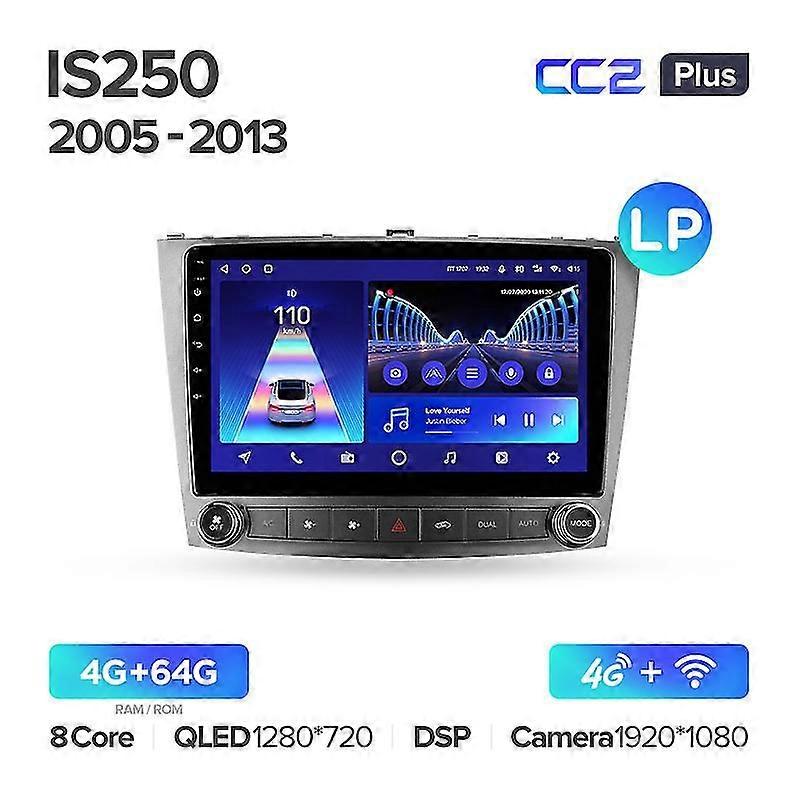 Cc2L Cc2 Plus Per Lexus Is250 Xe20 2005 - 2013 Autoradio Multimedia Video Player Navigazione Gps Android No 2din 2 Din Dvd