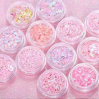 Brilla Como Una Estrella, Lentejuelas De Brillo De Nail Art De Grado Profesional Para Diseños Inolvidables