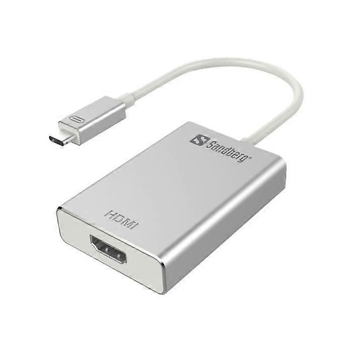 External Video Adapter - Sandberg - USB Type-C to HDMI - Resolution 2048x1152 - Black