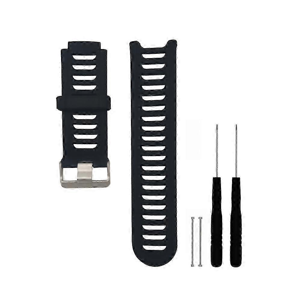 Garmin Forerunner 910Xt Black Silicone Strap