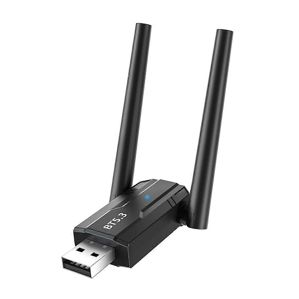 150M Bluetooth 5.3 Adapter Free Driver USB Bluetooth Dongle Adaptador for 11/10 Mouse Keyboard Audio