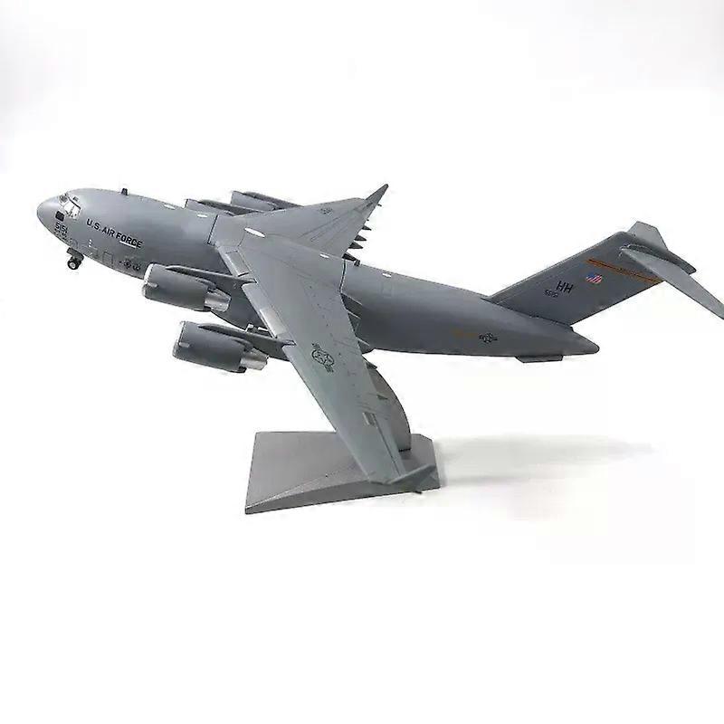 1:200 طائرة دييكاست سبائك C-17 Globemaster III طائرة النقل نموذج ملحقات الطائرة نموذج لعبة أطفال مع عرض ستان
