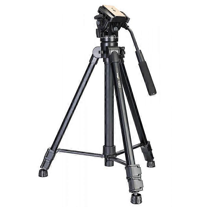 Tripod - Levenhuk - Level PLUS VT20 - Hydraulic damping system - Black color - 1/4" thread