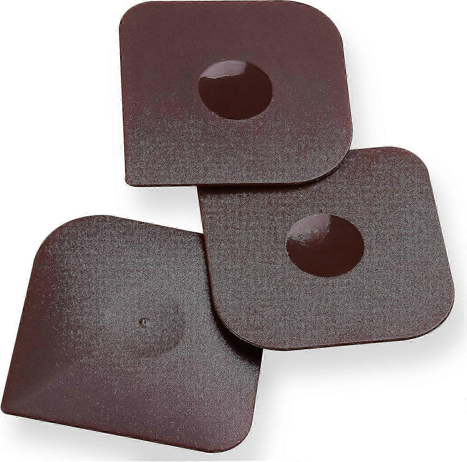 Pan scraper scraper scraper tool set, 3-pack, iron pan scraper scraper scrubber for cleaning grease, kitchen scraper (brown) Edition a