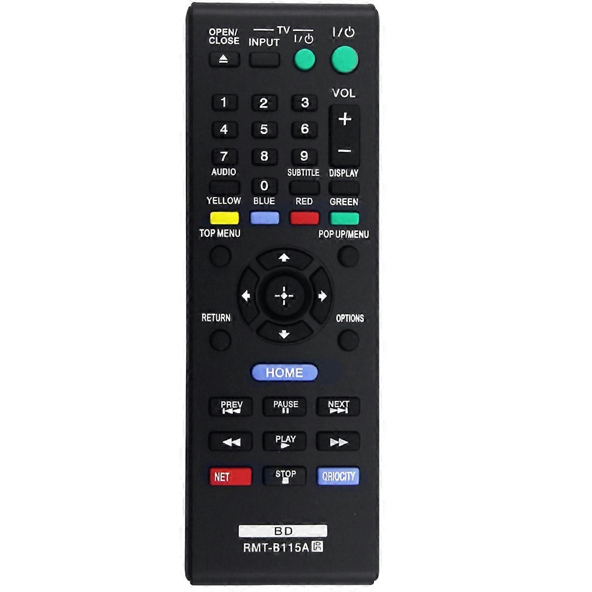 Replace RMT-B115A Remote Control for Sony Blu-Ray DVD Player
