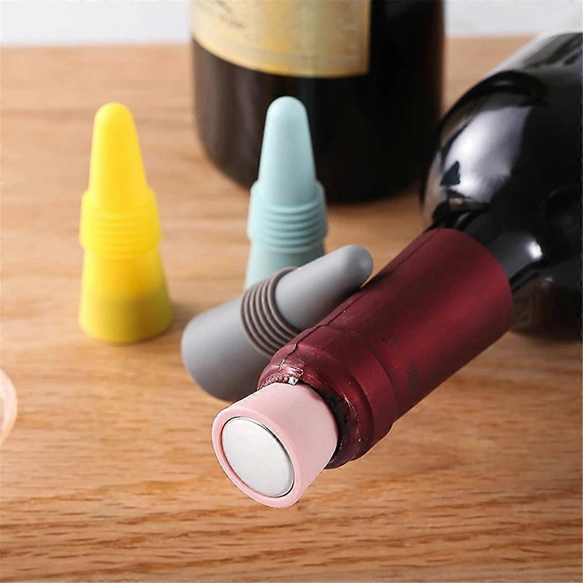 Silicone Wine Bottle Stopper Whiskey Accessories Wine Sealed Cork Lid