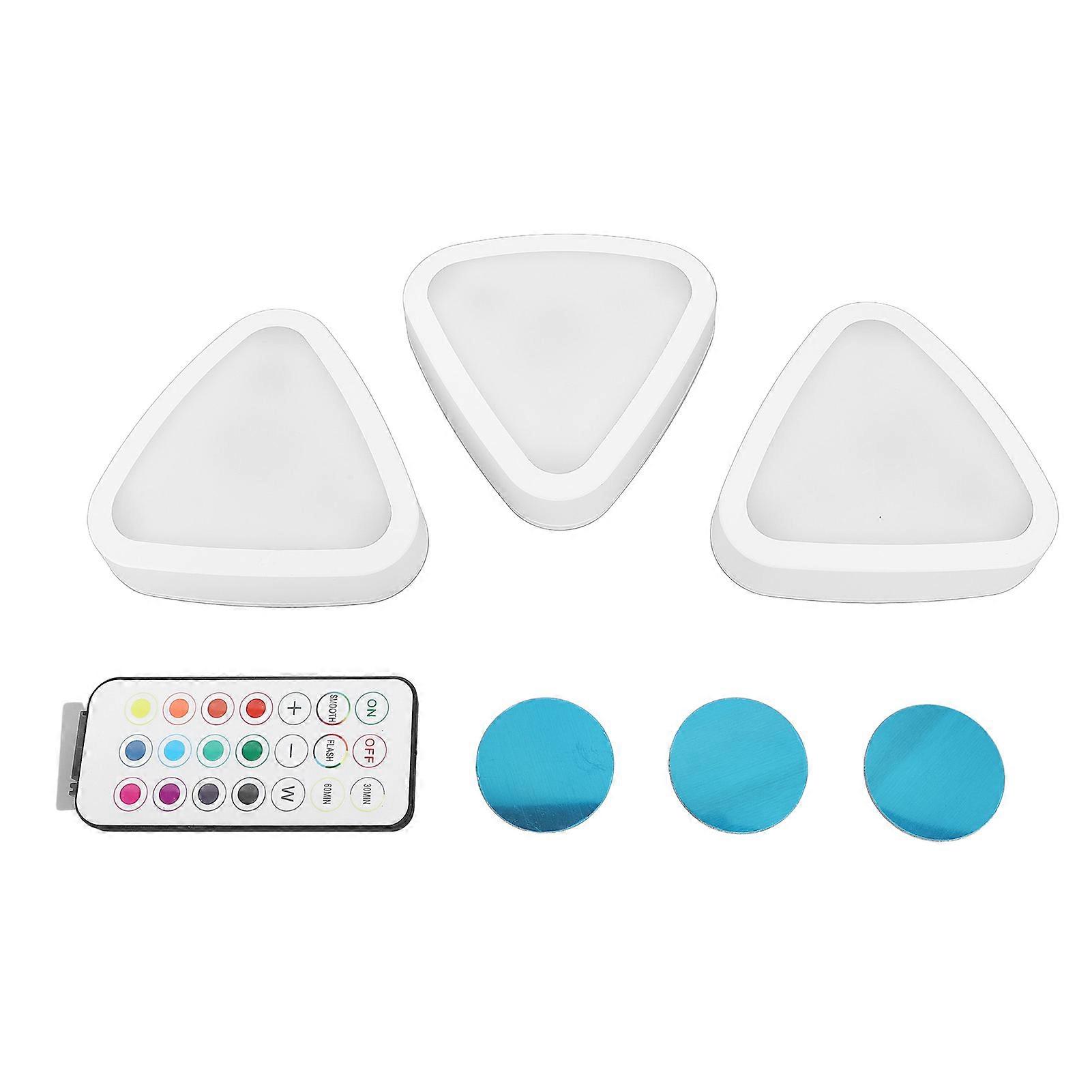 Télécommande d’éclairage LED, alimentée par batterie, portable, éclairage sous l’armoire, sans fil, dimmable, RGB, pour placard