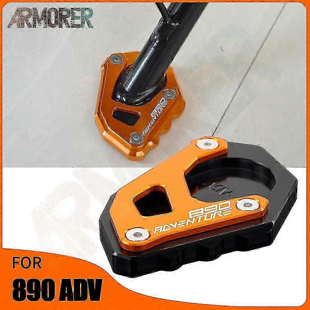 For Ktm 890 Adv R 890 R 2020 2021 2022 Motorcycle Accessories Kickstand Foot Side Stand Extension Pad Plate 890 ADV R All Orange