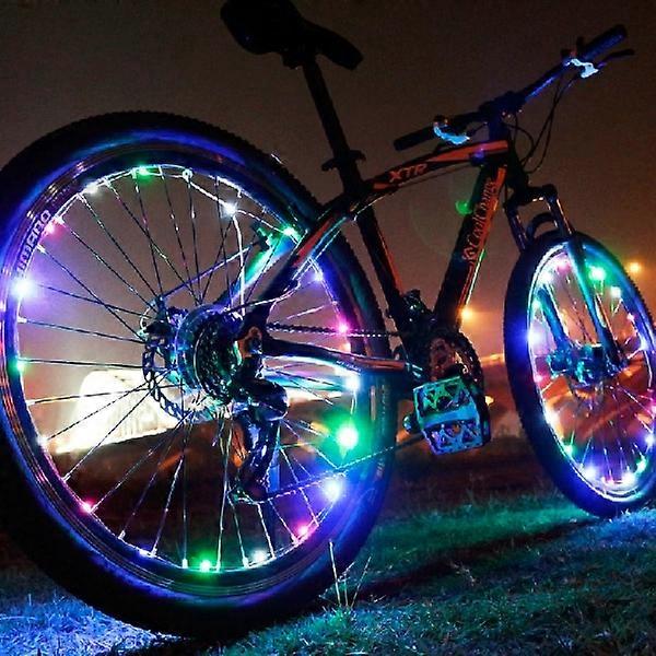 Bicycle Wheel Spoke Decorative LED Light Article Bar Strip, 15 LEDs