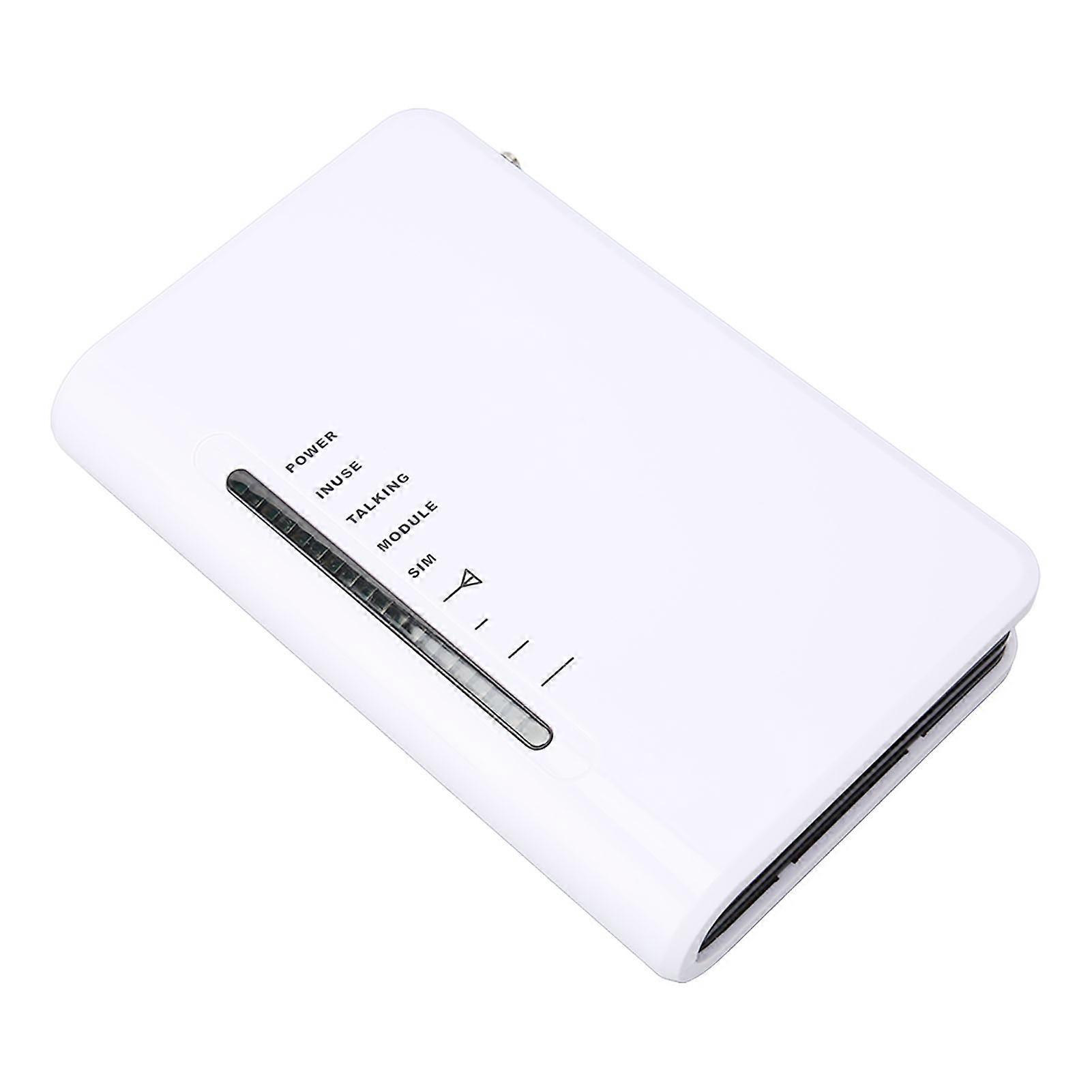 Fixed Wireless Terminal Quad Band 4G GSM Supported Antipodal Signal GSM Desktop Caller for Office Store 100‑240V AU Plug 