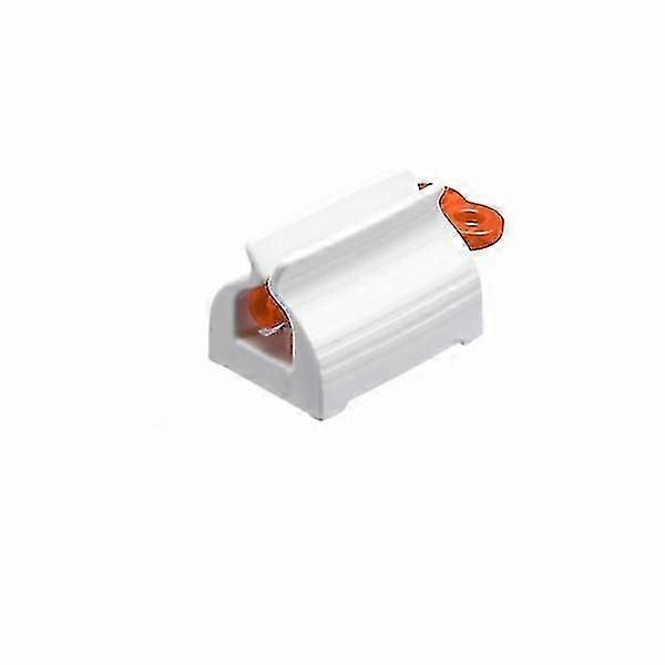 New Rolling Tube Toothpaste Squeezer Toothpaste Holder Rotating Bathroom Toothpaste Dispenser Toothpaste Squeezer-red