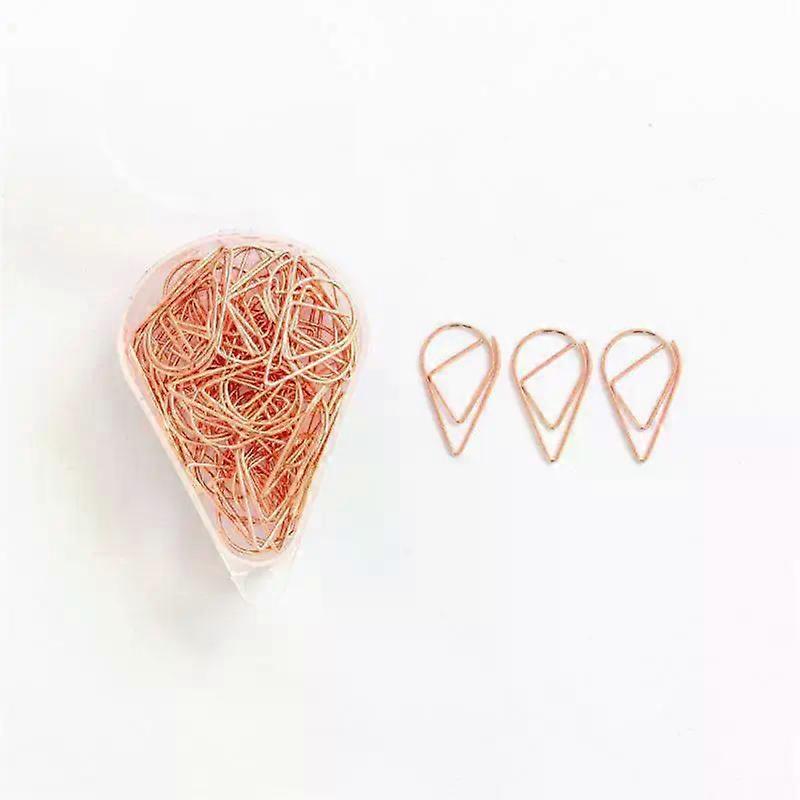 مشبك صغير إشارة مرجعية زخرفية ذهبي وردي اليدوية لطيف لوازم مكتبية مدرسية مشبك ورق مشبك DIY متجر مواد صغيرة طازجة هدية كليب