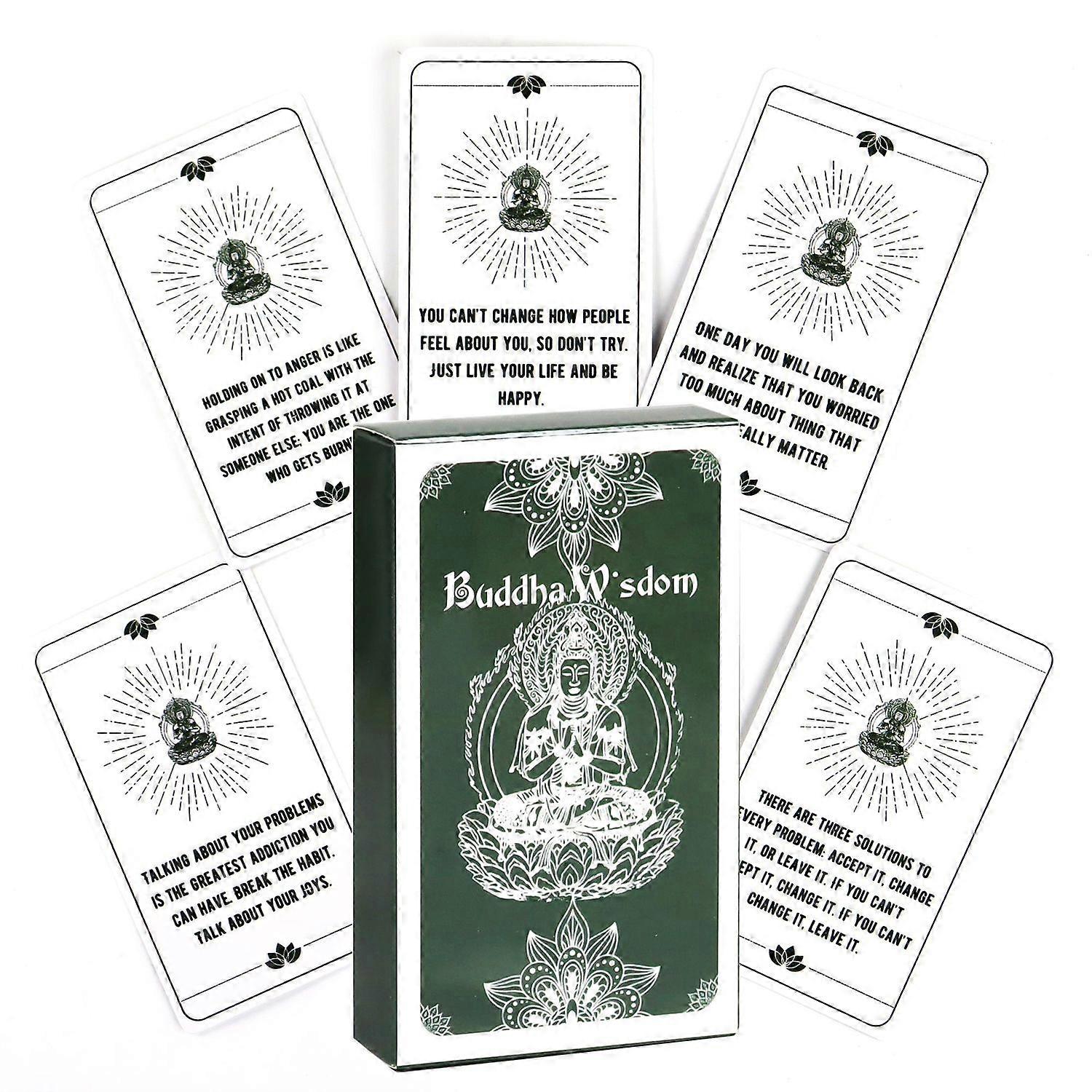 Buddha Wisdom Oracle Cards: Spiritual Guidance Deck - Mindfulness