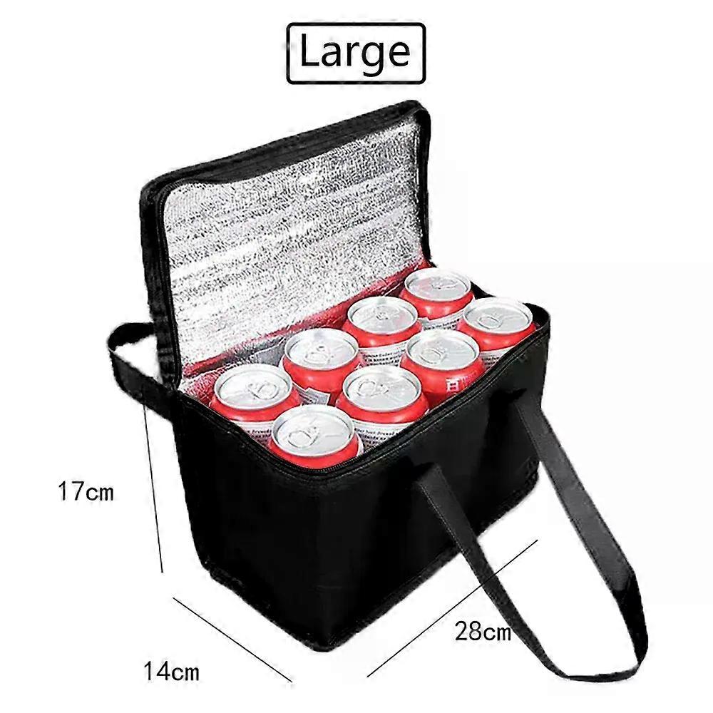 Bærbar lunsjkjøler Bag Folding Isolasjon Piknik Ice Pack Mat Termisk pose Drikke Carrier Isolerte poser Øl Levering Bag