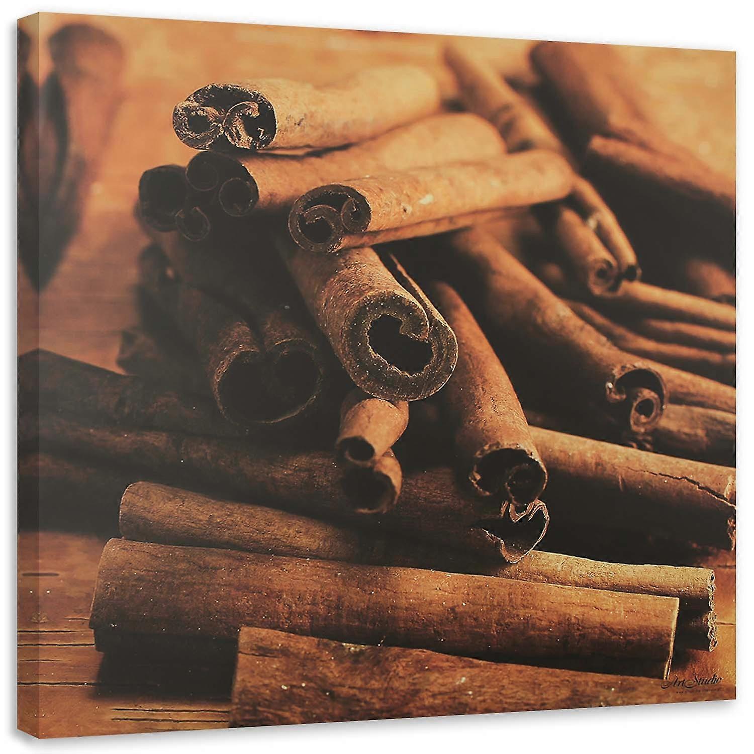 Leinwandbild, Vanillesticks - 50x50