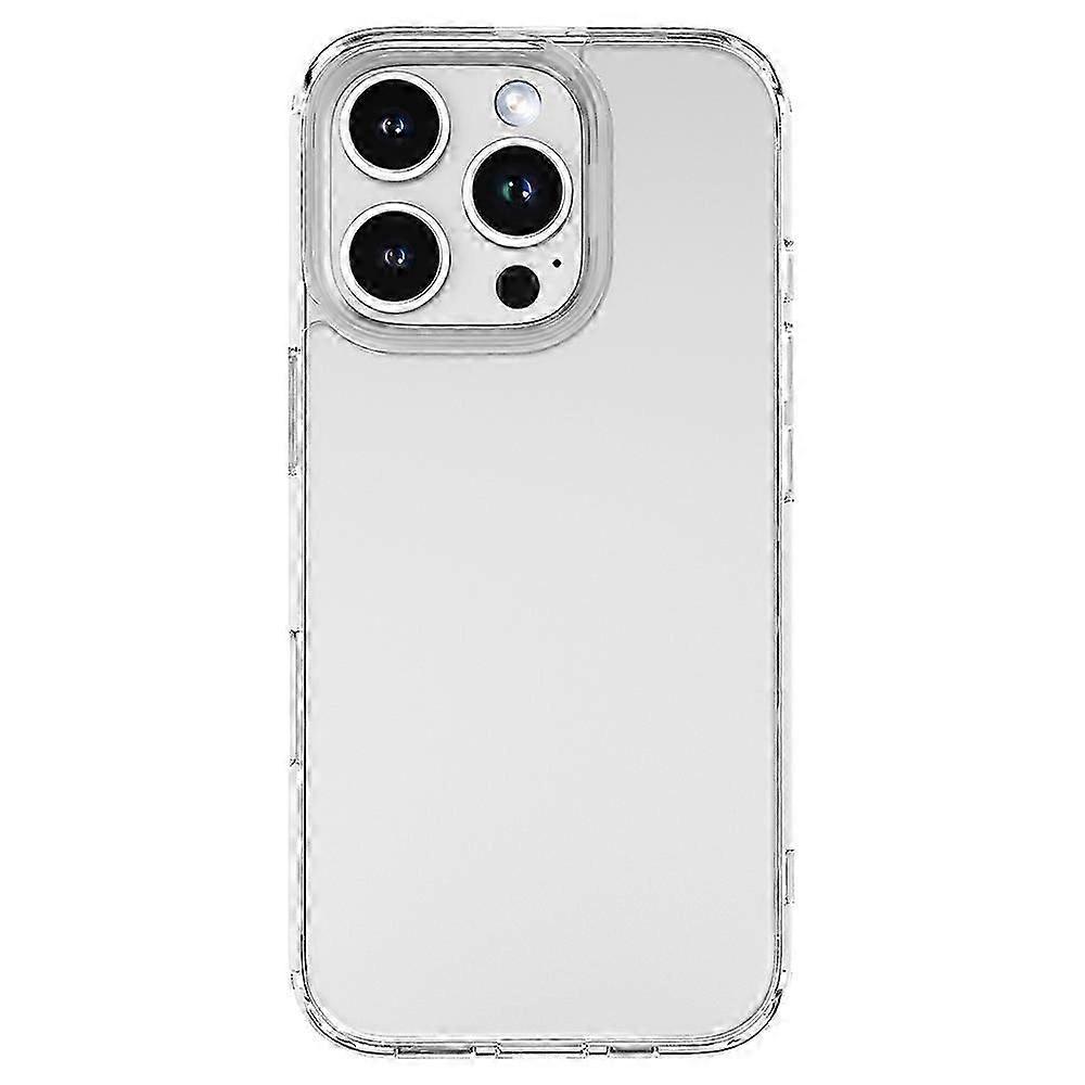 MUTURAL For iPhone 16 Pro Max Case Rounded Edge TPU+PC Clear Phone Cover
